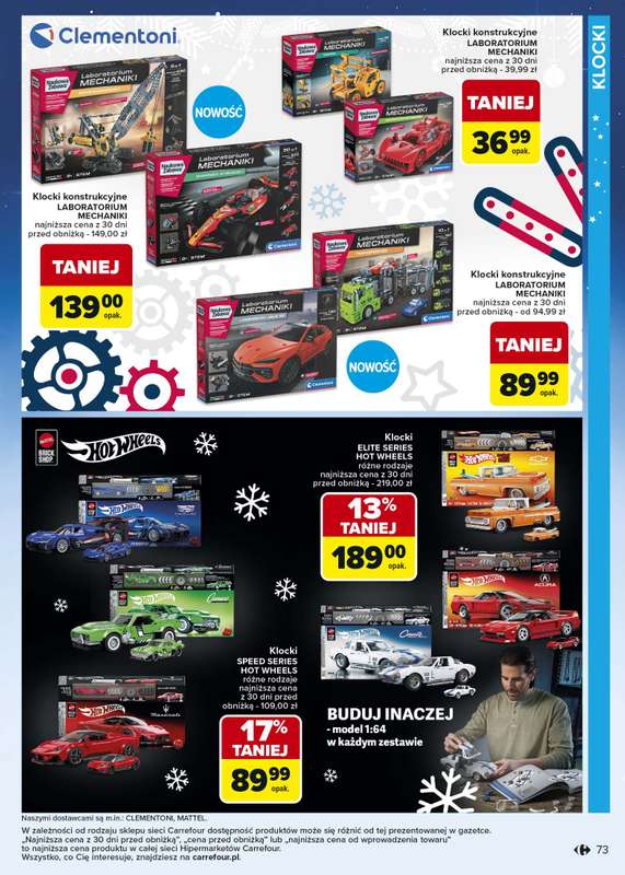 Carrefour - gazetka promocyjna Gazetka Zabawki od poniedzia艂ku 03.11 do wtorku 23.12 - strona 73 Carrefour - gazetka promocyjna Gazetka Zabawki od poniedzia艂ku 03.11 do wtorku 23.12 - strona 73
