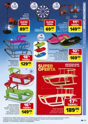Carrefour - gazetka promocyjna Gazetka Zabawki od poniedziałku 03.11 do wtorku 23.12 - strona 125 Carrefour - gazetka promocyjna Gazetka Zabawki od poniedziałku 03.11 do wtorku 23.12 - strona 125