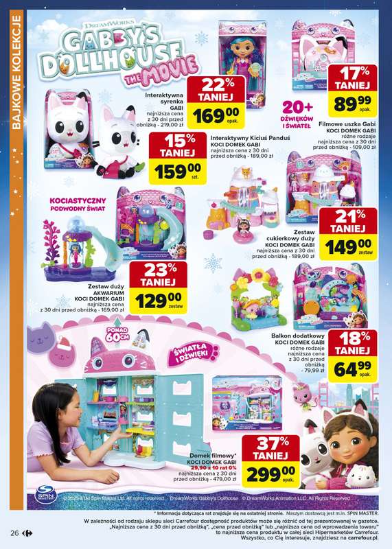 Carrefour - gazetka promocyjna Gazetka Zabawki od poniedzia艂ku 03.11 do wtorku 23.12 - strona 26 Carrefour - gazetka promocyjna Gazetka Zabawki od poniedzia艂ku 03.11 do wtorku 23.12 - strona 26