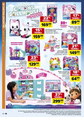 Carrefour - gazetka promocyjna Gazetka Zabawki od poniedziałku 03.11 do wtorku 23.12 - strona 26 Carrefour - gazetka promocyjna Gazetka Zabawki od poniedziałku 03.11 do wtorku 23.12 - strona 26