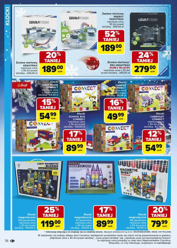 Carrefour - gazetka promocyjna Gazetka Zabawki od poniedzia艂ku 03.11 do wtorku 23.12 - strona 76 Carrefour - gazetka promocyjna Gazetka Zabawki od poniedzia艂ku 03.11 do wtorku 23.12 - strona 76