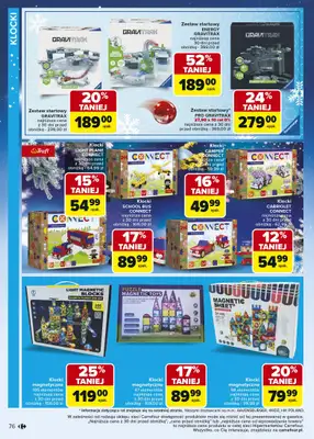 Carrefour - gazetka promocyjna Gazetka Zabawki od poniedziałku 03.11 do wtorku 23.12 - strona 76 Carrefour - gazetka promocyjna Gazetka Zabawki od poniedziałku 03.11 do wtorku 23.12 - strona 76