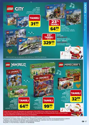 Carrefour - gazetka promocyjna Gazetka Zabawki od poniedziałku 03.11 do wtorku 23.12 - strona 67 Carrefour - gazetka promocyjna Gazetka Zabawki od poniedziałku 03.11 do wtorku 23.12 - strona 67