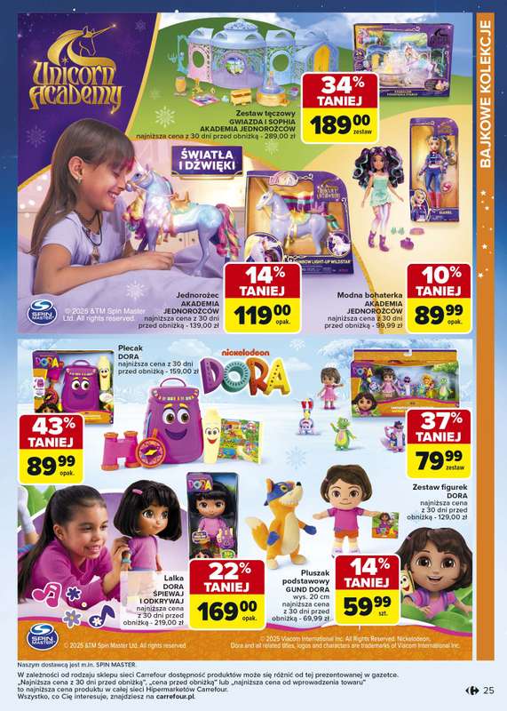 Carrefour - gazetka promocyjna Gazetka Zabawki od poniedziałku 03.11 do wtorku 23.12 - strona 25