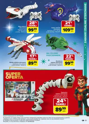 Carrefour - gazetka promocyjna Gazetka Zabawki od poniedziałku 03.11 do wtorku 23.12 - strona 83 Carrefour - gazetka promocyjna Gazetka Zabawki od poniedziałku 03.11 do wtorku 23.12 - strona 83