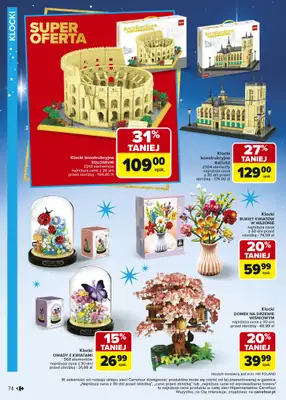 Carrefour - gazetka promocyjna Gazetka Zabawki od poniedziałku 03.11 do wtorku 23.12 - strona 74 Carrefour - gazetka promocyjna Gazetka Zabawki od poniedziałku 03.11 do wtorku 23.12 - strona 74