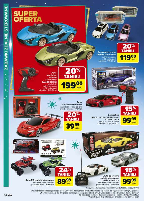 Carrefour - gazetka promocyjna Gazetka Zabawki od poniedziałku 03.11 do wtorku 23.12 - strona 94