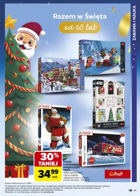 Carrefour - gazetka promocyjna Gazetka Zabawki od poniedziałku 03.11 do wtorku 23.12 - strona 61 Carrefour - gazetka promocyjna Gazetka Zabawki od poniedziałku 03.11 do wtorku 23.12 - strona 61