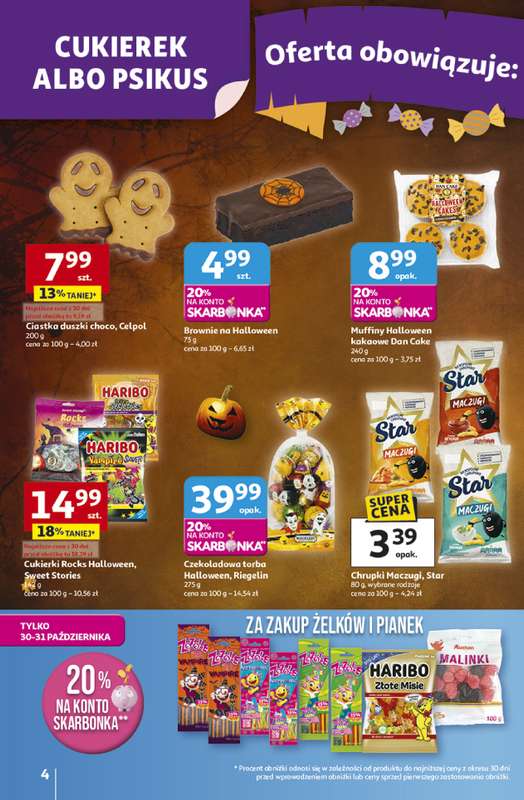 Auchan - gazetka promocyjna Gazetka Pewno艣膰 niskich cen Hipermarket Auchan od czwartku 30.10 do 艣rody 05.11 - strona 4 Auchan - gazetka promocyjna Gazetka Pewno艣膰 niskich cen Hipermarket Auchan od czwartku 30.10 do 艣rody 05.11 - strona 4