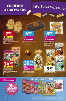 Auchan - gazetka promocyjna Gazetka Pewność niskich cen Hipermarket Auchan od czwartku 30.10 do środy 05.11 - strona 4 Auchan - gazetka promocyjna Gazetka Pewność niskich cen Hipermarket Auchan od czwartku 30.10 do środy 05.11 - strona 4