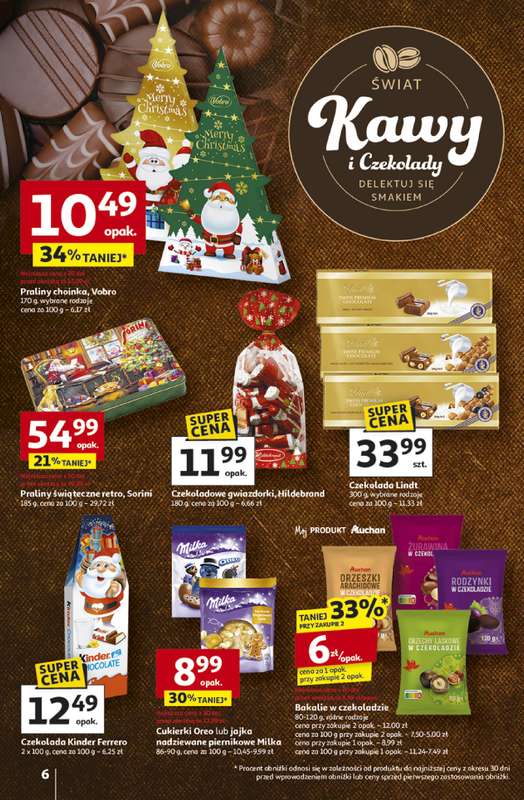 Auchan - gazetka promocyjna Gazetka Pewno艣膰 niskich cen Hipermarket Auchan od czwartku 30.10 do 艣rody 05.11 - strona 6 Auchan - gazetka promocyjna Gazetka Pewno艣膰 niskich cen Hipermarket Auchan od czwartku 30.10 do 艣rody 05.11 - strona 6