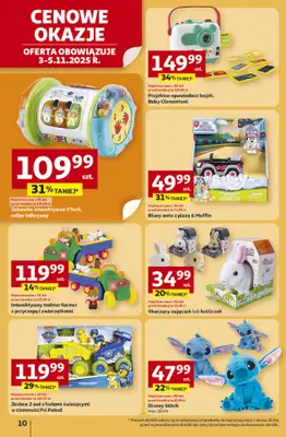 Auchan - gazetka promocyjna Gazetka Pewność niskich cen Hipermarket Auchan od czwartku 30.10 do środy 05.11 - strona 10 Auchan - gazetka promocyjna Gazetka Pewność niskich cen Hipermarket Auchan od czwartku 30.10 do środy 05.11 - strona 10