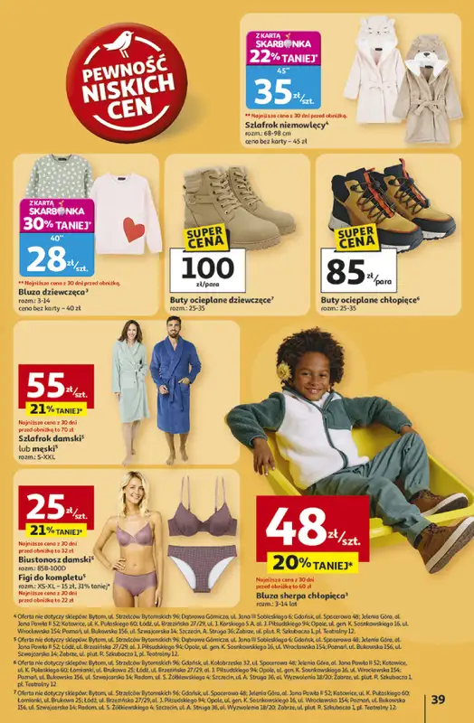 Auchan - gazetka promocyjna Gazetka Pewność niskich cen Hipermarket Auchan od czwartku 30.10 do środy 05.11 - strona 39