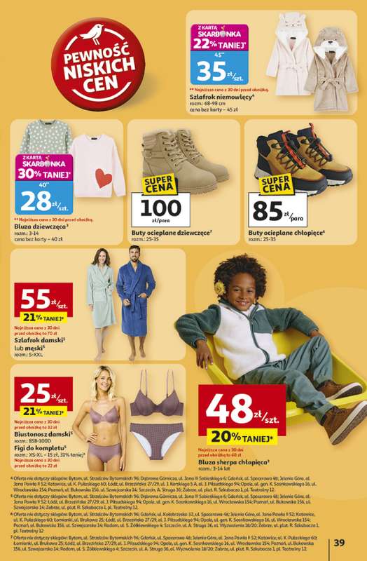 Auchan - gazetka promocyjna Gazetka Pewno艣膰 niskich cen Hipermarket Auchan od czwartku 30.10 do 艣rody 05.11 - strona 39 Auchan - gazetka promocyjna Gazetka Pewno艣膰 niskich cen Hipermarket Auchan od czwartku 30.10 do 艣rody 05.11 - strona 39