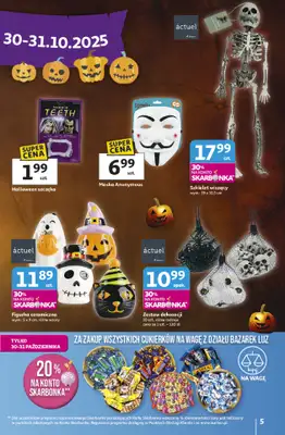 Auchan - gazetka promocyjna Gazetka Pewność niskich cen Hipermarket Auchan od czwartku 30.10 do środy 05.11 - strona 5 Auchan - gazetka promocyjna Gazetka Pewność niskich cen Hipermarket Auchan od czwartku 30.10 do środy 05.11 - strona 5