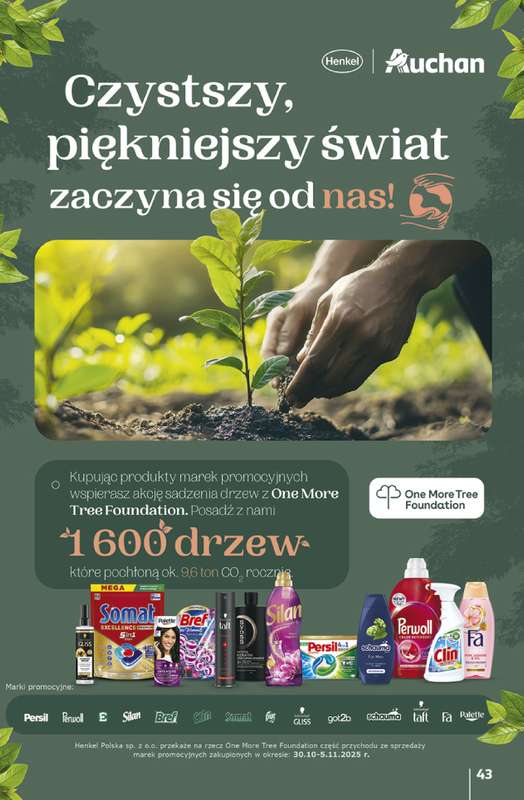 Auchan - gazetka promocyjna Gazetka Pewno艣膰 niskich cen Hipermarket Auchan od czwartku 30.10 do 艣rody 05.11 - strona 43 Auchan - gazetka promocyjna Gazetka Pewno艣膰 niskich cen Hipermarket Auchan od czwartku 30.10 do 艣rody 05.11 - strona 43