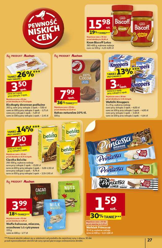 Auchan - gazetka promocyjna Gazetka Pewno艣膰 niskich cen Hipermarket Auchan od czwartku 30.10 do 艣rody 05.11 - strona 27 Auchan - gazetka promocyjna Gazetka Pewno艣膰 niskich cen Hipermarket Auchan od czwartku 30.10 do 艣rody 05.11 - strona 27