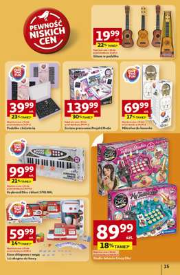 Auchan - gazetka promocyjna Gazetka Pewność niskich cen Hipermarket Auchan  do środy 05.11 - strona 15