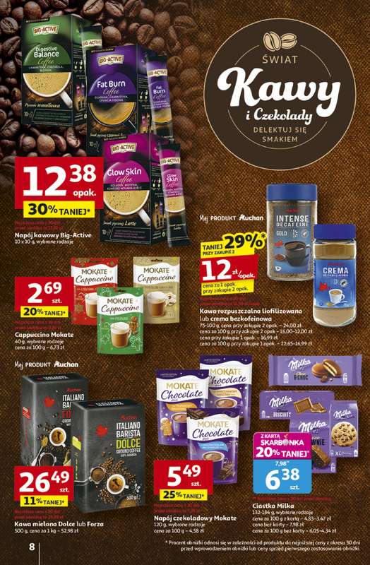 Auchan - gazetka promocyjna Gazetka Pewność niskich cen Hipermarket Auchan od czwartku 30.10 do środy 05.11 - strona 8 Auchan - gazetka promocyjna Gazetka Pewność niskich cen Hipermarket Auchan od czwartku 30.10 do środy 05.11 - strona 8