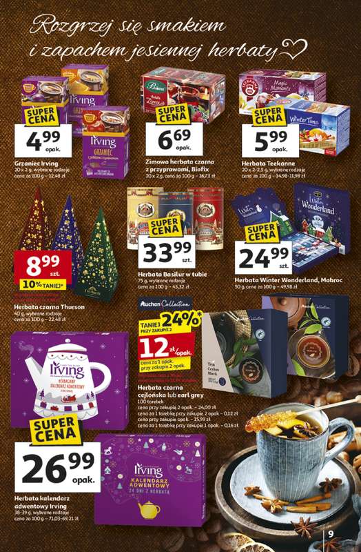 Auchan - gazetka promocyjna Gazetka Pewno艣膰 niskich cen Hipermarket Auchan od czwartku 30.10 do 艣rody 05.11 - strona 9 Auchan - gazetka promocyjna Gazetka Pewno艣膰 niskich cen Hipermarket Auchan od czwartku 30.10 do 艣rody 05.11 - strona 9