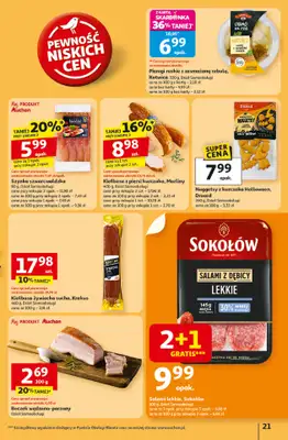 Auchan - gazetka promocyjna Gazetka Pewność niskich cen Hipermarket Auchan od czwartku 30.10 do środy 05.11 - strona 21 Auchan - gazetka promocyjna Gazetka Pewność niskich cen Hipermarket Auchan od czwartku 30.10 do środy 05.11 - strona 21
