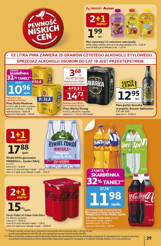 Auchan - gazetka promocyjna Gazetka Pewno艣膰 niskich cen Hipermarket Auchan od czwartku 30.10 do 艣rody 05.11 - strona 29 Auchan - gazetka promocyjna Gazetka Pewno艣膰 niskich cen Hipermarket Auchan od czwartku 30.10 do 艣rody 05.11 - strona 29