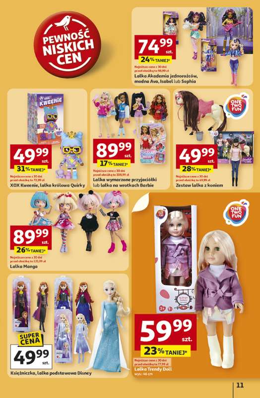 Auchan - gazetka promocyjna Gazetka Pewność niskich cen Hipermarket Auchan  do środy 05.11 - strona 11