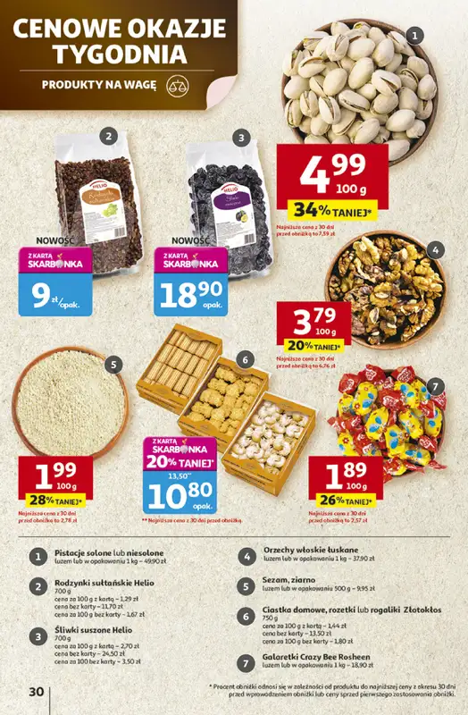 Auchan - gazetka promocyjna Gazetka Pewność niskich cen Hipermarket Auchan od czwartku 30.10 do środy 05.11 - strona 30