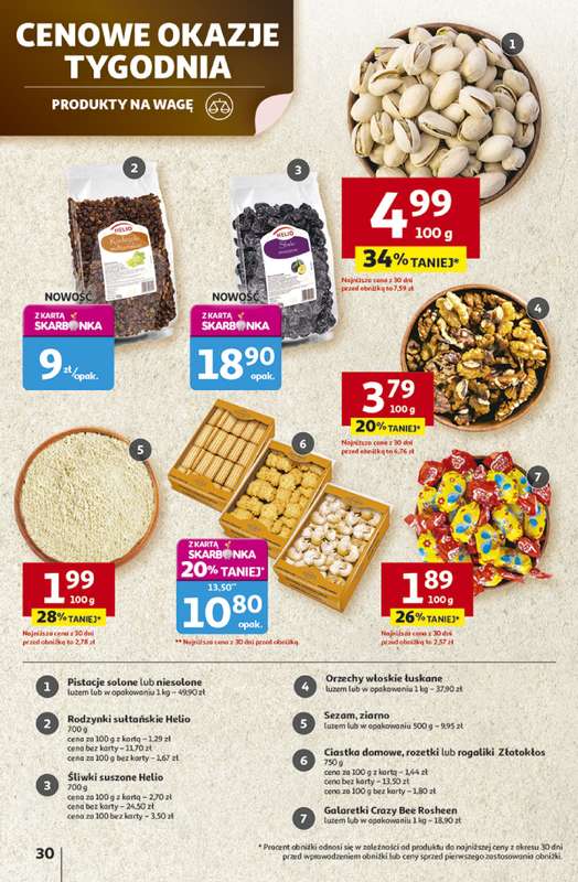 Auchan - gazetka promocyjna Gazetka Pewno艣膰 niskich cen Hipermarket Auchan od czwartku 30.10 do 艣rody 05.11 - strona 30 Auchan - gazetka promocyjna Gazetka Pewno艣膰 niskich cen Hipermarket Auchan od czwartku 30.10 do 艣rody 05.11 - strona 30