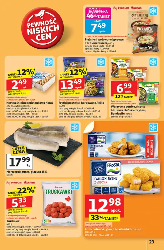 Auchan - gazetka promocyjna Gazetka Pewność niskich cen Hipermarket Auchan od czwartku 30.10 do środy 05.11 - strona 23