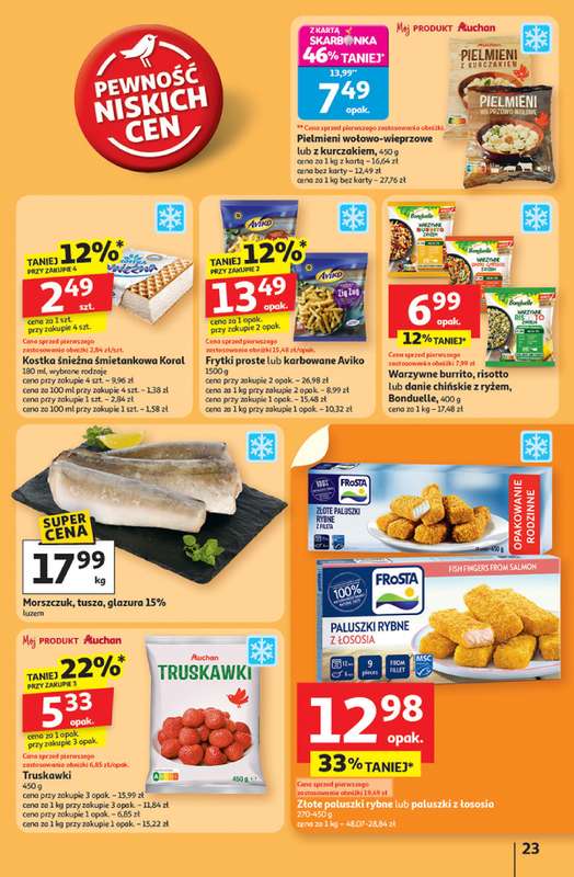 Auchan - gazetka promocyjna Gazetka Pewno艣膰 niskich cen Hipermarket Auchan od czwartku 30.10 do 艣rody 05.11 - strona 23 Auchan - gazetka promocyjna Gazetka Pewno艣膰 niskich cen Hipermarket Auchan od czwartku 30.10 do 艣rody 05.11 - strona 23