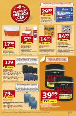 Auchan - gazetka promocyjna Gazetka Pewność niskich cen Hipermarket Auchan od czwartku 30.10 do środy 05.11 - strona 35 Auchan - gazetka promocyjna Gazetka Pewność niskich cen Hipermarket Auchan od czwartku 30.10 do środy 05.11 - strona 35