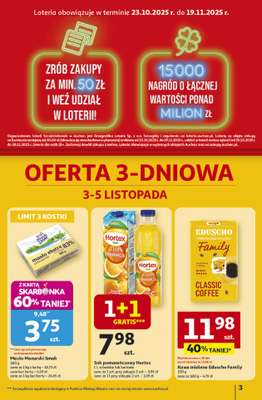 Auchan - gazetka promocyjna Gazetka Pewność niskich cen Hipermarket Auchan  do środy 05.11 - strona 3