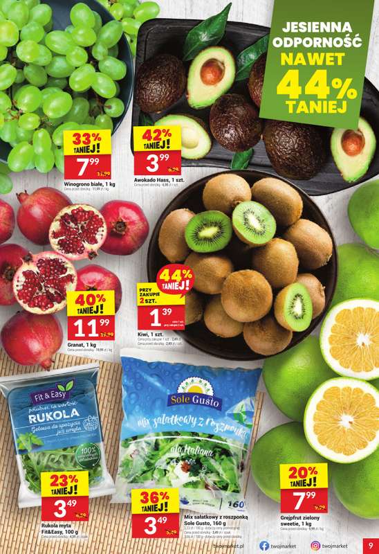 Twój Market - gazetka promocyjna Gazetka od środy 29.10 do wtorku 04.11 - strona 9 Twój Market - gazetka promocyjna Gazetka od środy 29.10 do wtorku 04.11 - strona 9