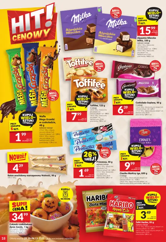 Twój Market - gazetka promocyjna Gazetka od środy 29.10 do wtorku 04.11 - strona 18