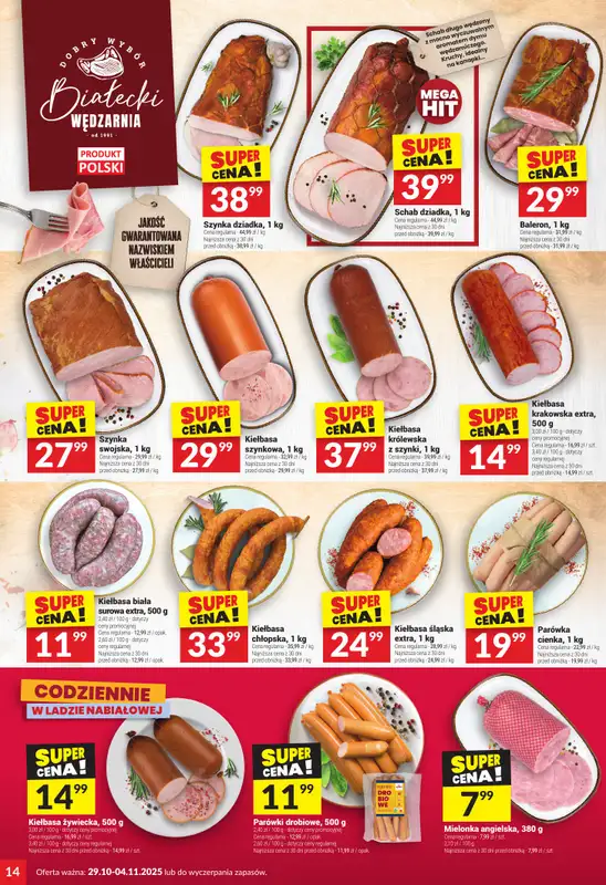 Twój Market - gazetka promocyjna Gazetka od środy 29.10 do wtorku 04.11 - strona 14