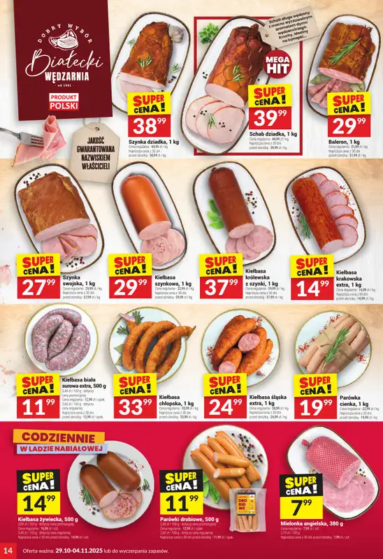 Twój Market - gazetka promocyjna Gazetka od środy 29.10 do wtorku 04.11 - strona 14