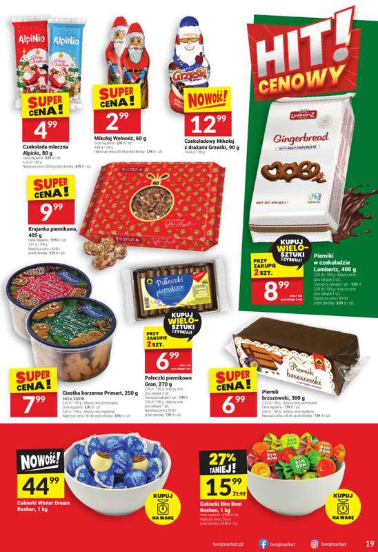 Tw贸j Market - gazetka promocyjna Gazetka od 艣rody 29.10 do wtorku 04.11 - strona 19 Tw贸j Market - gazetka promocyjna Gazetka od 艣rody 29.10 do wtorku 04.11 - strona 19