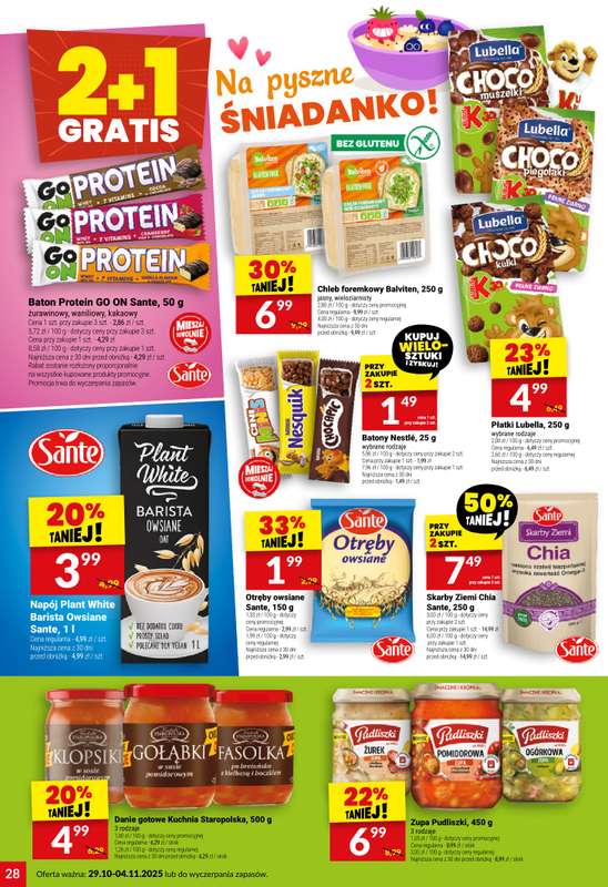 Tw贸j Market - gazetka promocyjna Gazetka od 艣rody 29.10 do wtorku 04.11 - strona 28 Tw贸j Market - gazetka promocyjna Gazetka od 艣rody 29.10 do wtorku 04.11 - strona 28