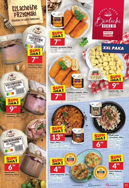Twój Market - gazetka promocyjna Gazetka od środy 29.10 do wtorku 04.11 - strona 15