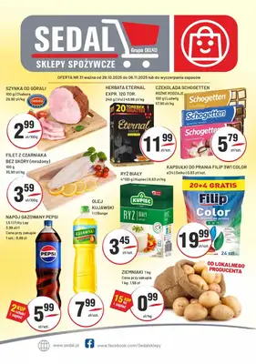 Sedal - gazetka promocyjna Gazetka od środy 29.10 do soboty 08.11 Sedal - gazetka promocyjna Gazetka od środy 29.10 do soboty 08.11
