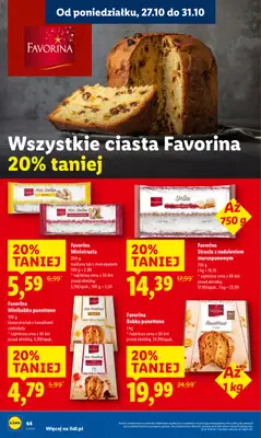 Lidl - gazetka promocyjna Oferta od poniedziałku od poniedziałku 27.10 do środy 29.10 - strona 48 Lidl - gazetka promocyjna Oferta od poniedziałku od poniedziałku 27.10 do środy 29.10 - strona 48