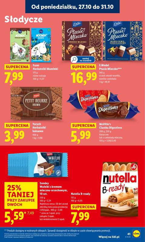 Lidl - gazetka promocyjna Oferta od poniedzia艂ku od poniedzia艂ku 27.10 do 艣rody 29.10 - strona 45 Lidl - gazetka promocyjna Oferta od poniedzia艂ku od poniedzia艂ku 27.10 do 艣rody 29.10 - strona 45