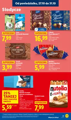 Lidl - gazetka promocyjna Oferta od poniedziałku od poniedziałku 27.10 do środy 29.10 - strona 45 Lidl - gazetka promocyjna Oferta od poniedziałku od poniedziałku 27.10 do środy 29.10 - strona 45