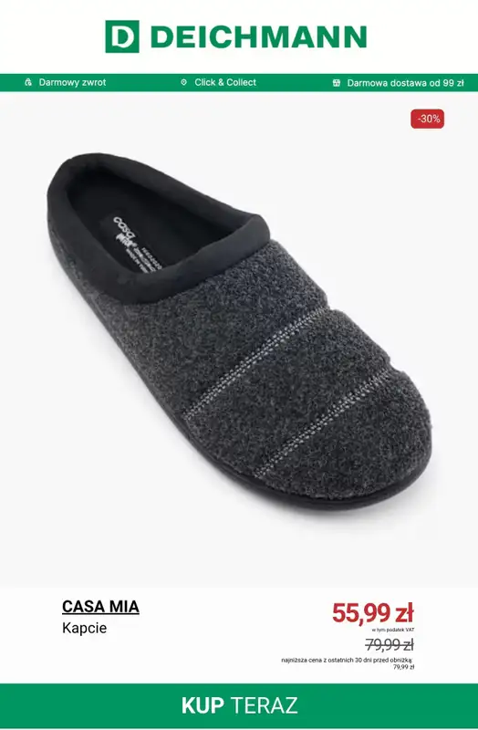 Deichmann - gazetka promocyjna Buty męskie na wyprzedaży od wtorku 28.10  - strona 8