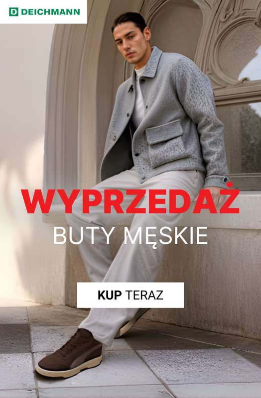 Deichmann - gazetka promocyjna Buty męskie na wyprzedaży od wtorku 28.10 