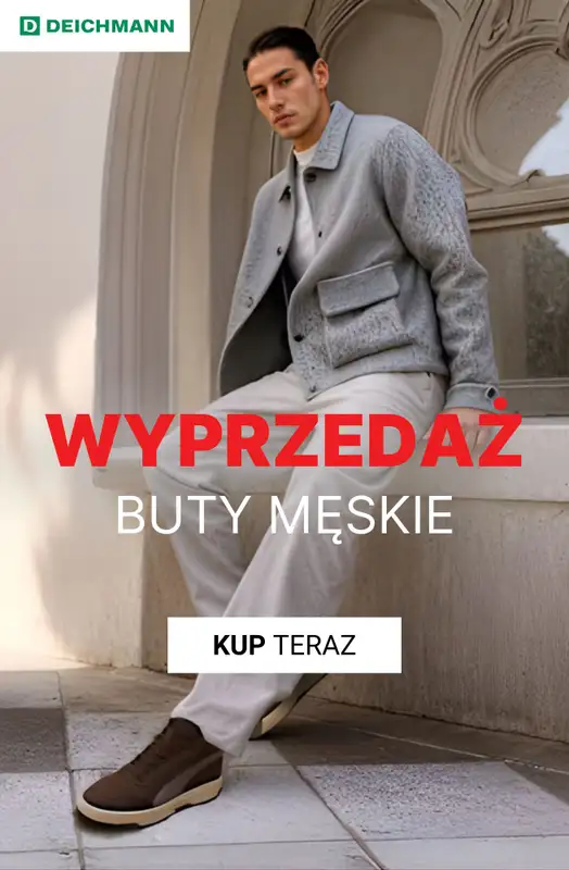 Deichmann - gazetka promocyjna Buty męskie na wyprzedaży od wtorku 28.10 