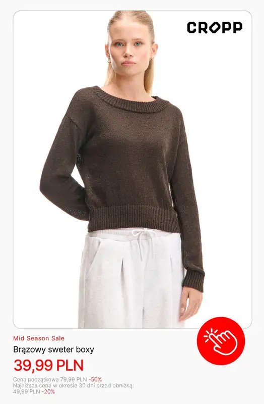 Cropp - gazetka promocyjna Modne swetry w świetnych cenach!   - strona 3