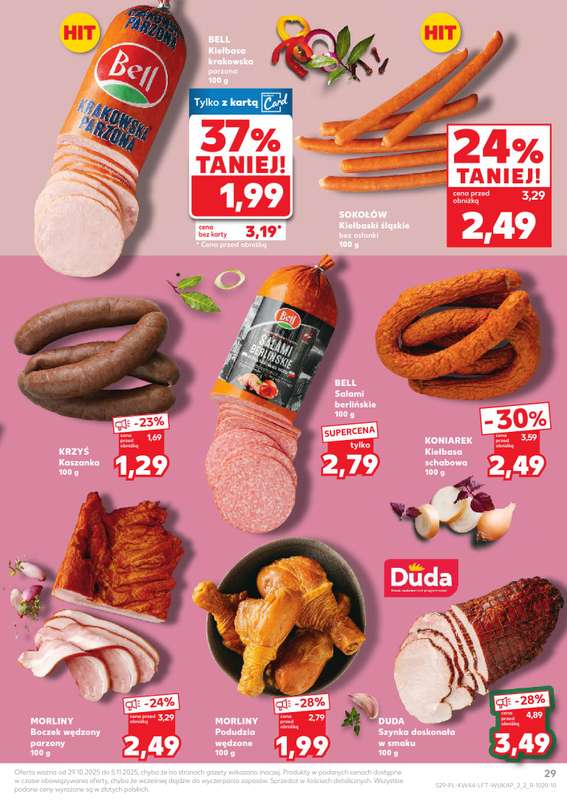 Kaufland - gazetka promocyjna Oferta Kaufland  do 艣rody 05.11 - strona 29 Kaufland - gazetka promocyjna Oferta Kaufland  do 艣rody 05.11 - strona 29