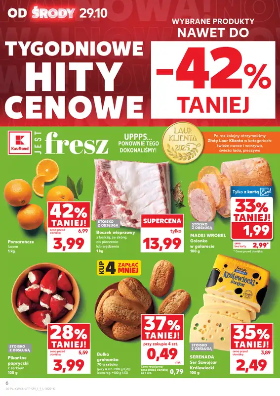 Kaufland - gazetka promocyjna Oferta Kaufland  do środy 05.11 - strona 6